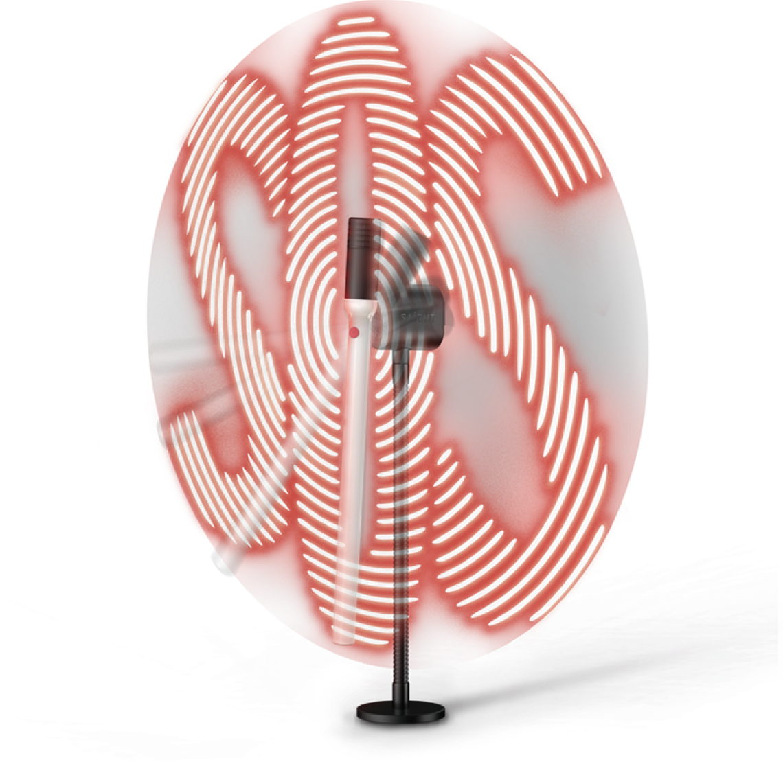 S-LIGHT가 SOS 잔상 신호를 표시하는 모습